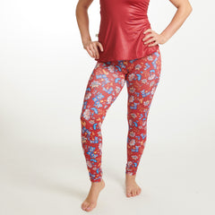 Red Spring Leggings