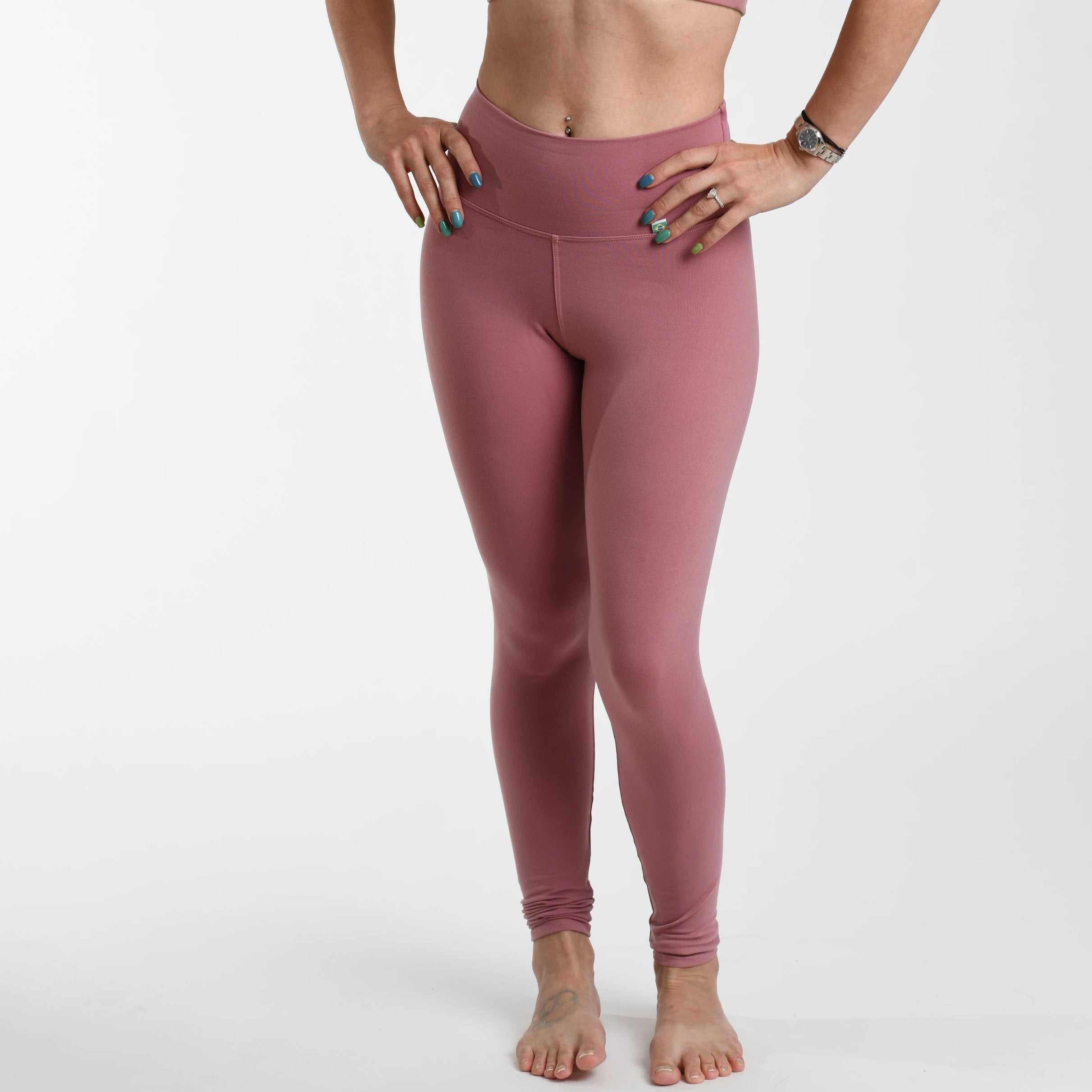 Rosa Nude High Waisted Heart Supplex Yoga Leggings – Bralu